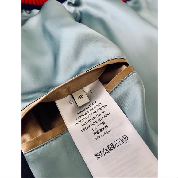 NEW GUCCI G Bomber Jacket - Men Size 48 - Picture 6 of 6